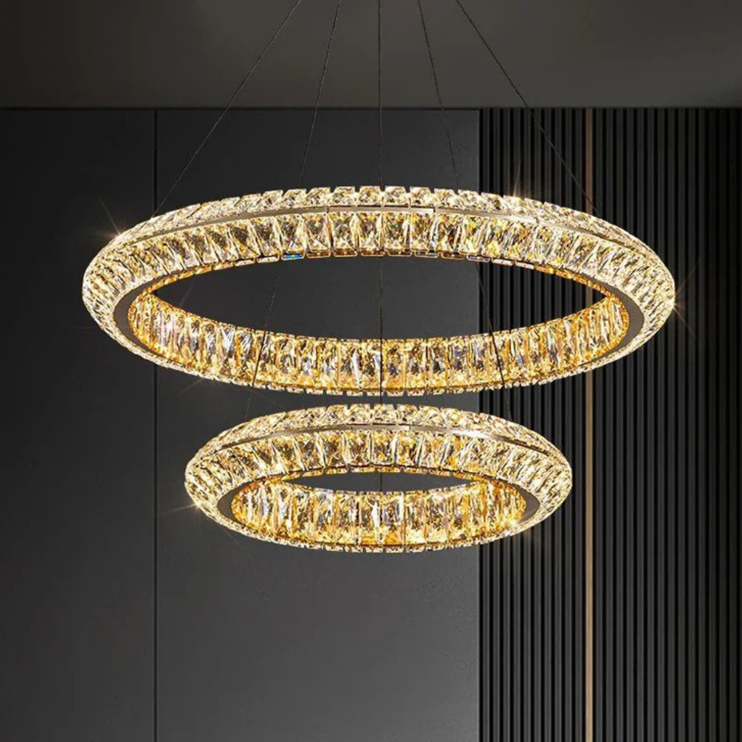 LumiHalo Krystal Loftlampe
