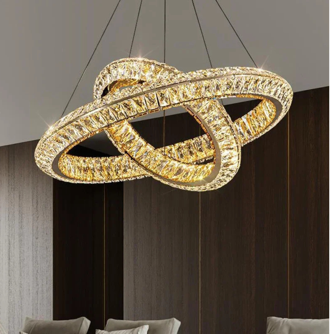 LumiHalo Krystal Loftlampe