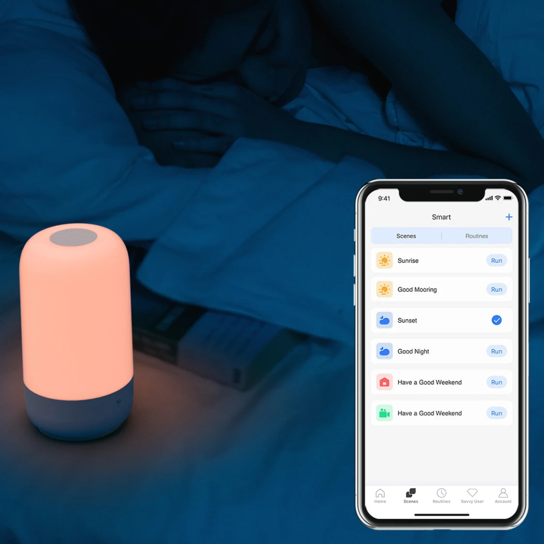 LysVæk Smart Vækkeur Lampe