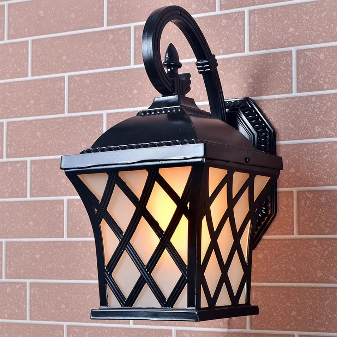 RusticGlow Væglampe til Udendørs Brug