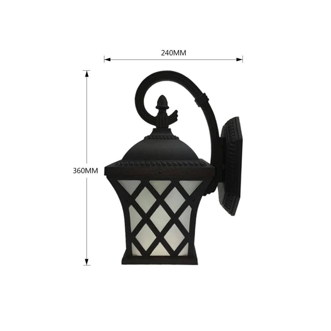 RusticGlow Udendørs Væglampe