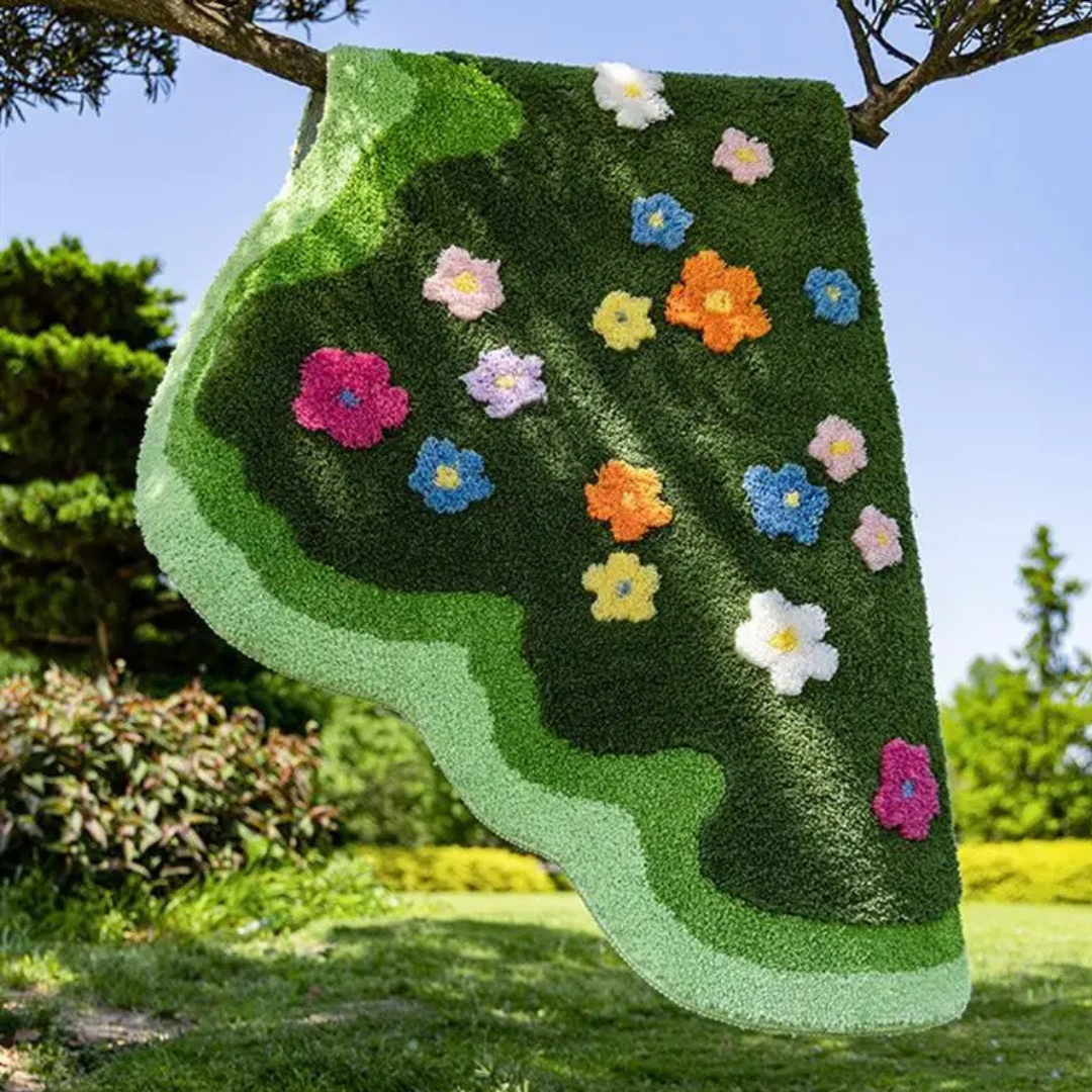 Blomstermark Tæppe