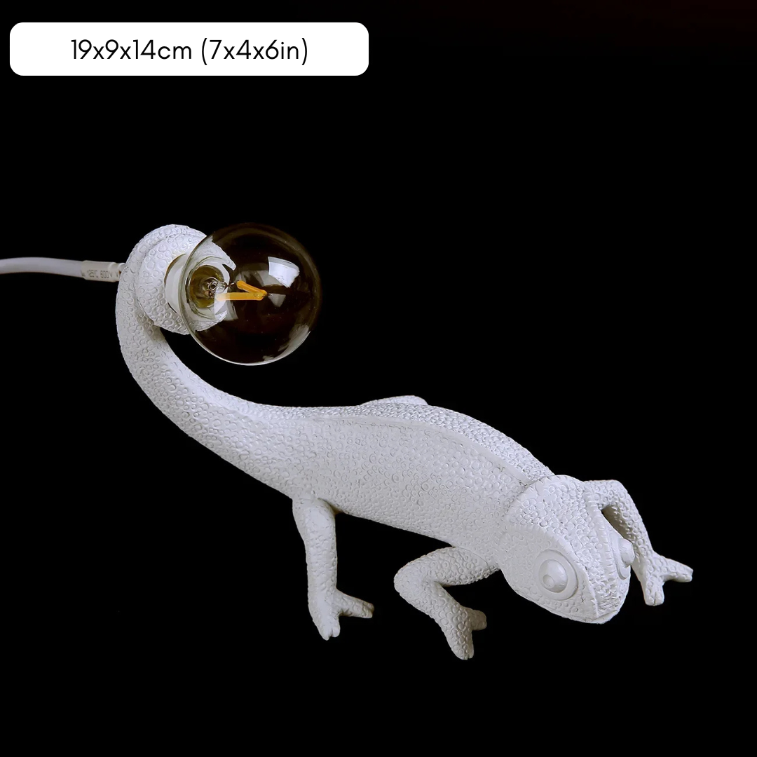 Lysøgle Kamelon Lampe