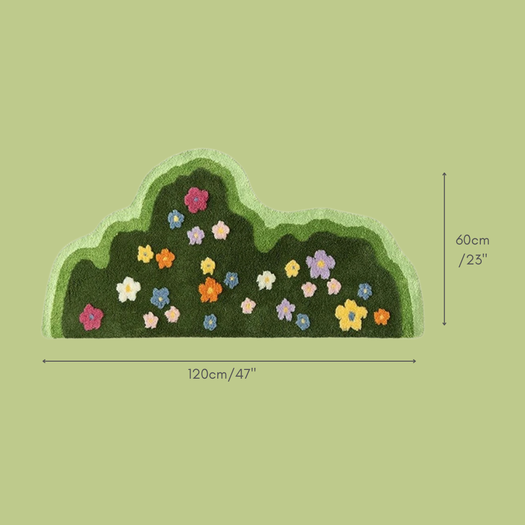 Blomstermark Tæppe