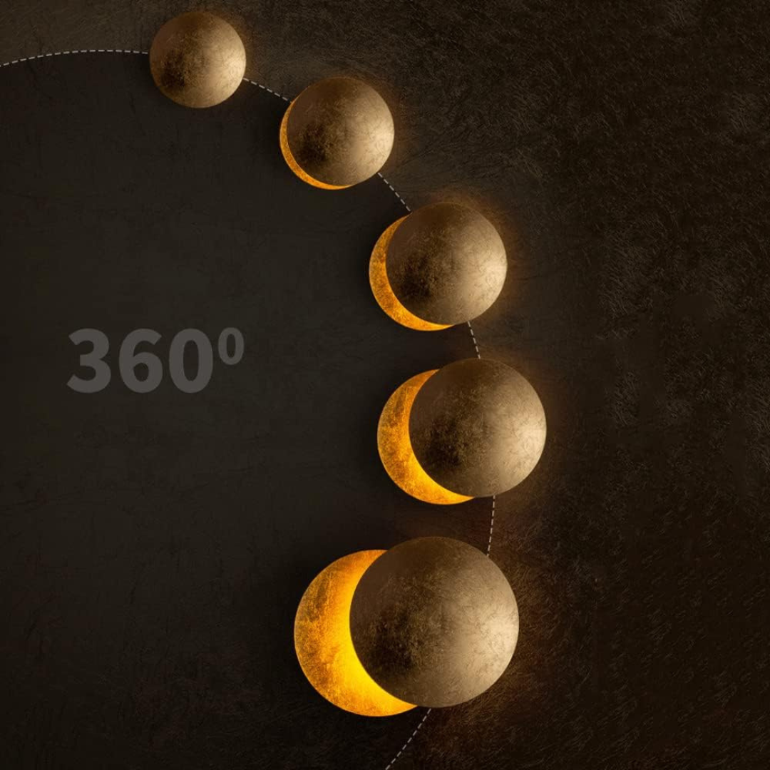 LunaLyse Drejelig Eclipse Væglampe