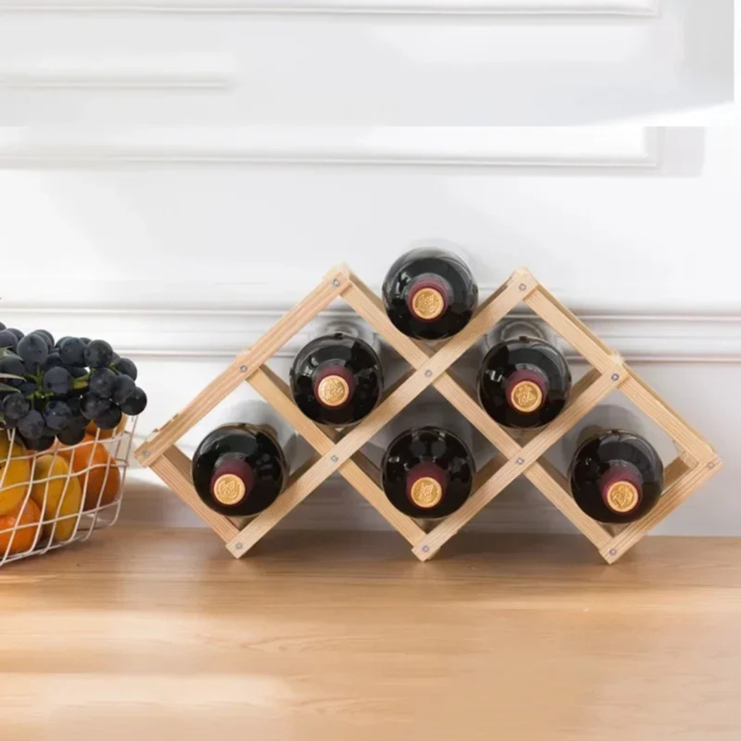 FoldNest Træflaskeholder