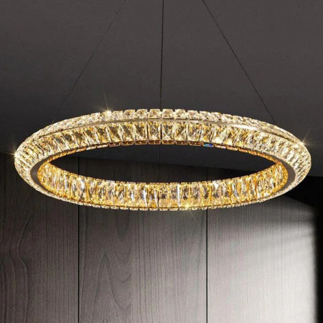LumiHalo Krystal Loftlampe