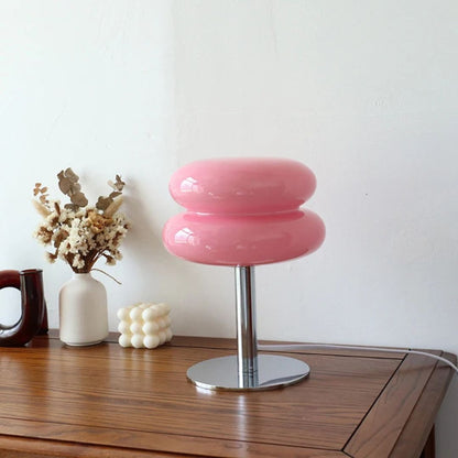 Chic Retro Glas Bordlampe