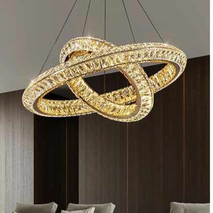 LumiHalo Krystal Loftlampe