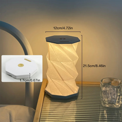 PaperGlow Touch Lampe