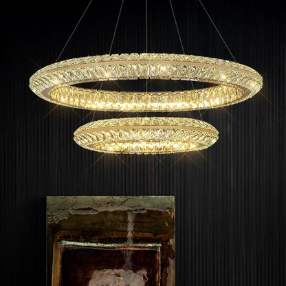 LumiHalo Krystal Loftlampe