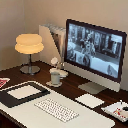 Chic Retro Glas Bordlampe