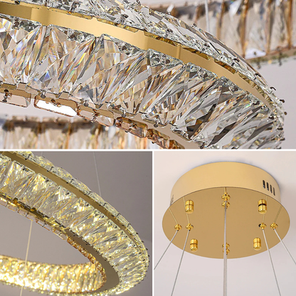 LumiHalo Krystal Loftlampe