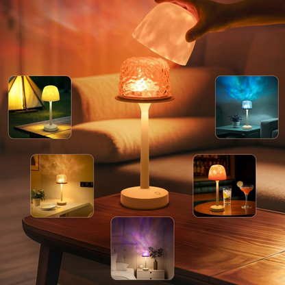 GlowMuse Nordlys Lampe