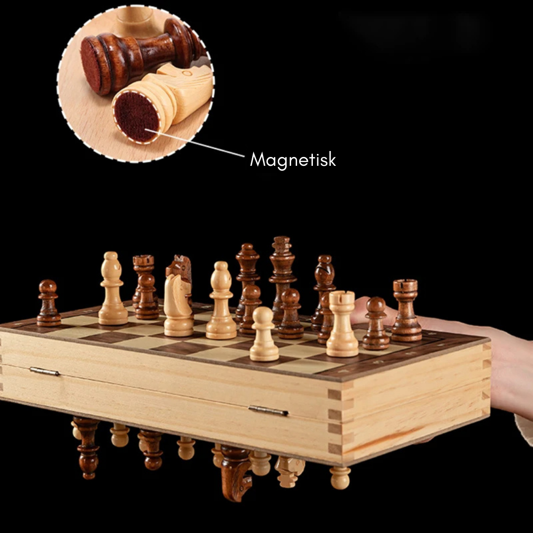 StratKant Magnetisk Sammenfoldeligt Skakspil