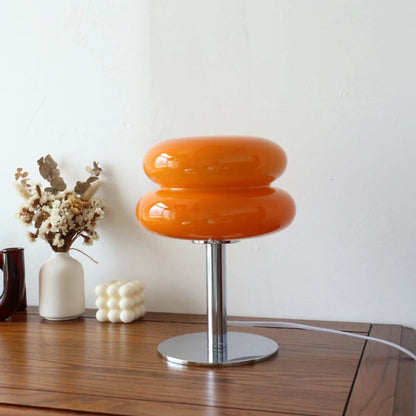 Chic Retro Glas Bordlampe
