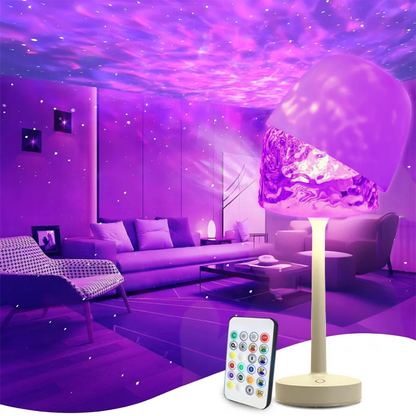 GlowMuse Nordlys Lampe