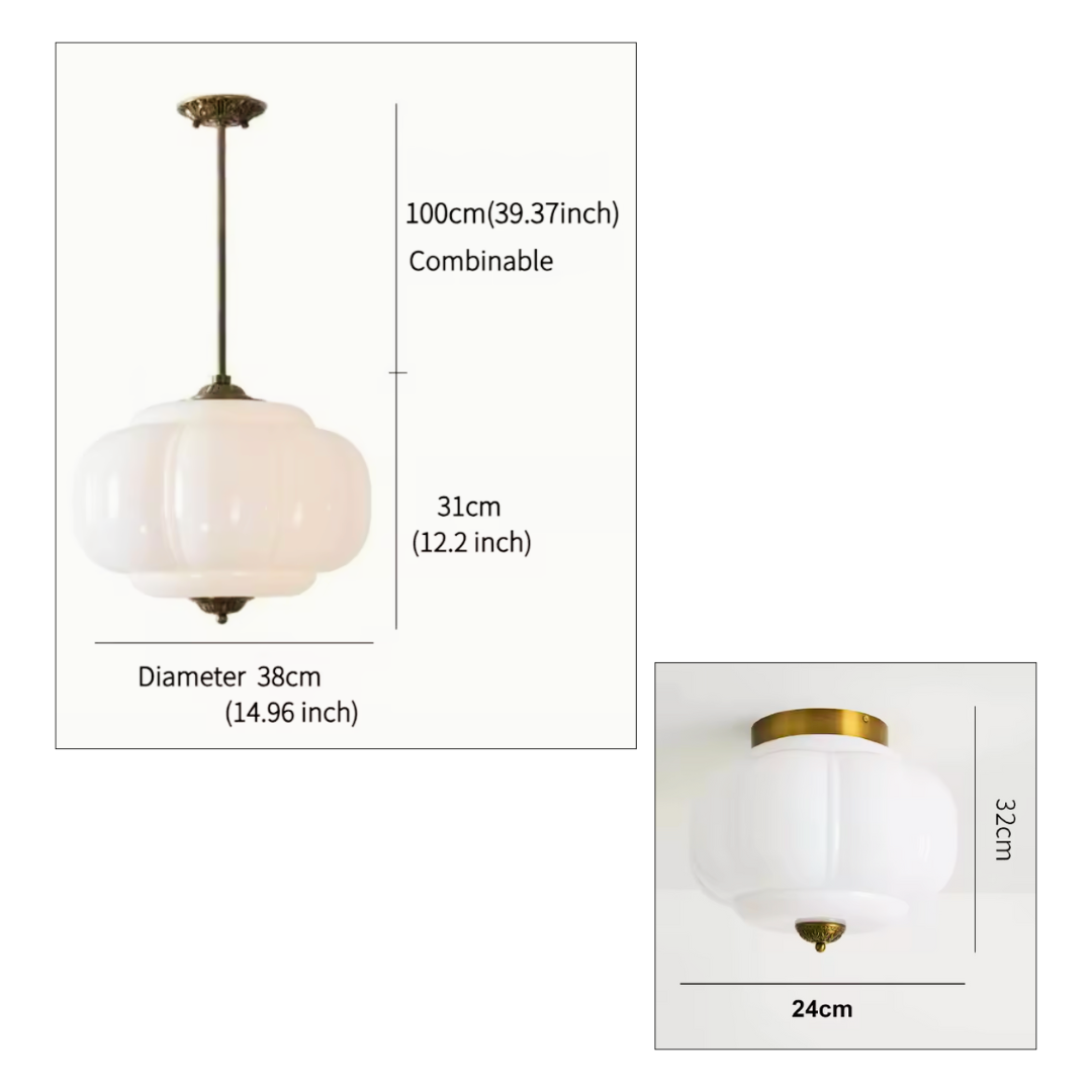 LumiVerre Loftlampe