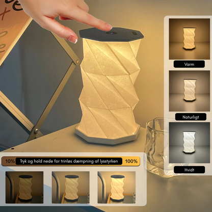 PaperGlow Touch Lampe