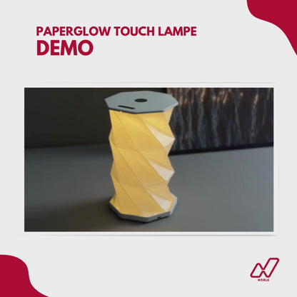 PaperGlow Touch Lampe