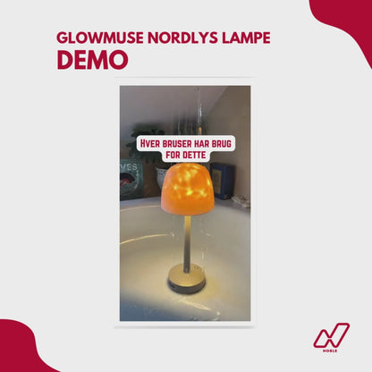 GlowMuse Nordlys Lampe